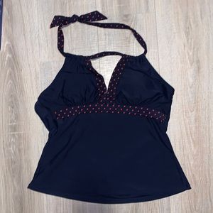 Mazu Swim blue tankini swim suit top